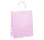 Sacs boutique kraft poignées torsadées 22 x 18 x 8 cm - 50 sacs