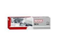 Grapas galvanizadas Novus NE6 caja de 5000