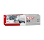 Grapas galvanizadas Novus NE6 caja de 5000