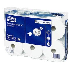 Box of 6 toilet paper rolls Tork T8 Smartone