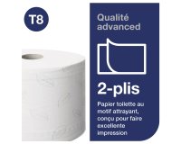 Doos met 6 rollen toiletpapier Tork T8 SmartOne Maxi