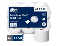 Tork Toilet Paper T8 SmartOne Mini Jumbo 2 Ply 6 Rolls of 1150 Sheets