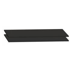 Lot de 2 tablettes L 120 cm pour armoires à portes coulissantes