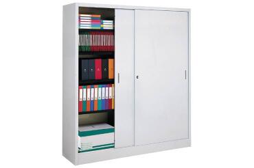 Armoire métal portes coulissantes H 200 x P 45 cm Grand Volume