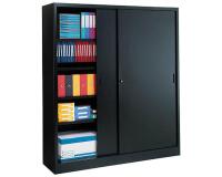 Metal wardrobe with sliding doors H 200 x D 45 cm Large Volume