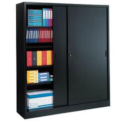 Armoire métal portes coulissantes H 200 x P 45 cm Grand Volume