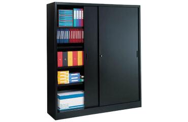Armoire métal portes coulissantes H 200 x P 45 cm Grand Volume