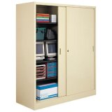 High cabinet Jumbo with sliding doors H 200 x W 180 cm large volume