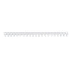 Baguette reliure anneaux plastique PAVO 19 mm couleur - Boîte de 100