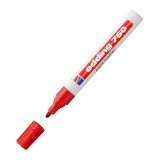 Marqueur permanent Edding 750 peinture pointe ogive 2 à 4 mm rouge