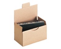 Caja postal kraft natural canal simple Alt. 5 x An 10 x Fon. 18 cm