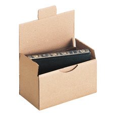 Boîte postale kraft brun simple cannelure H 8 x L 10 x P 12 cm