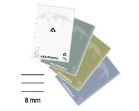 Notepad Splendid recycled paper A4 210 x 297 mm lined 100 sheets
