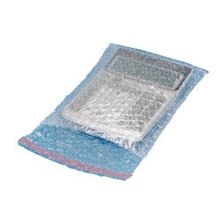 Sachet bulle avec rabat adhésif 130 x 185 mm - Carton de 500