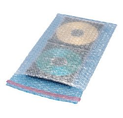 Bolsa de plástico burbuja con solapa adhesiva 180 x 235 mm - Caja de 300