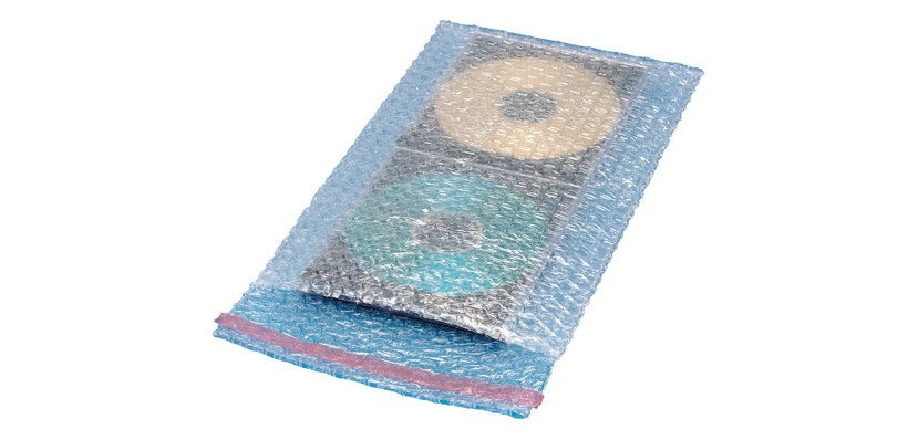 Sachet bulle avec rabat adhésif 180 x 235 mm - Carton de 300