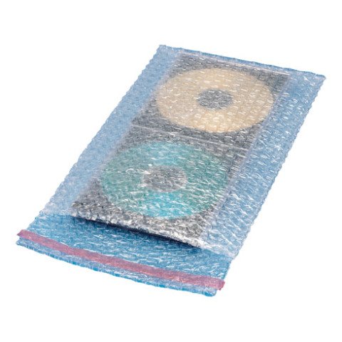 Bolsa de plástico burbuja con solapa adhesiva 180 x 235 mm - Caja de 300