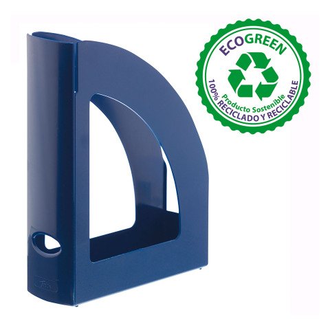 Revistero Diseño de Archivo 2000 Ecogreen 100% reciclado azul opaco