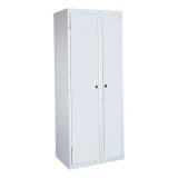 Armoire d'entretien Duo mixte - Acial - grise - hauteur 180 cm