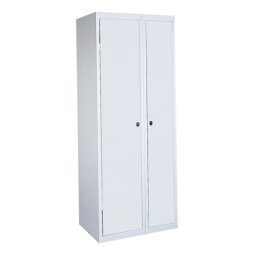 Armoire d'entretien Duo mixte - Acial - grise - hauteur 180 cm