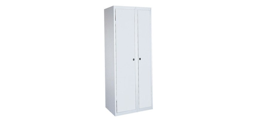 Armoire Duo gris H 180 cm