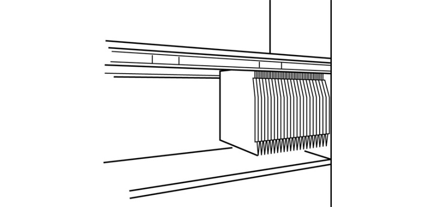 Jeu de 2 rails pour dossiers suspendus L 75 cm