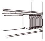 Jeu de 2 rails pour dossiers suspendus