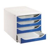 Schubladenbox Big Box 4 Schubladen - Hellgrau