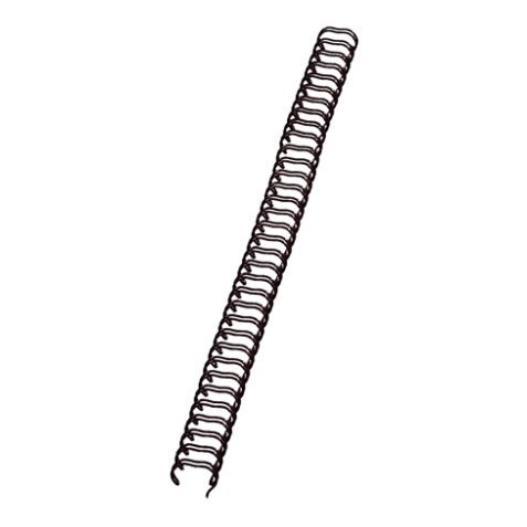 Baguette reliure métallique 34 anneaux 10 mm - Boîte de 100