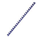 Canutillos de plástico 12 mm Ø azul Caja de 100