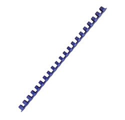 Canutillos de plástico 12 mm Ø azul Caja de 100