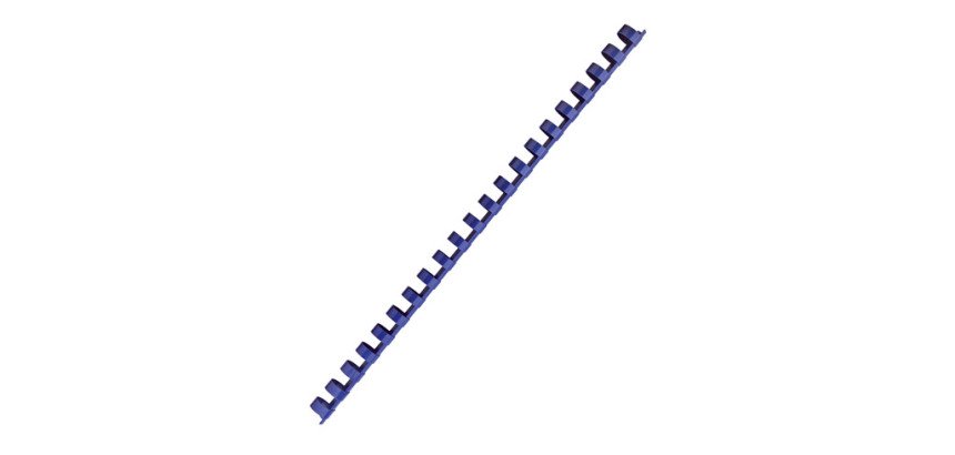 Canutillos de plástico 12 mm Ø azul Caja de 100