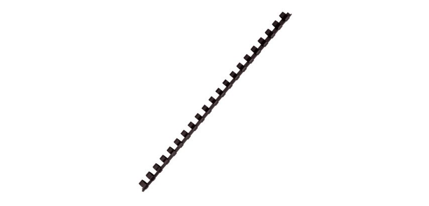 Baguette reliure anneaux plastique 12 mm PAVO couleur - Boîte de 100