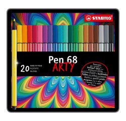 Rotuladores STABILO Pen 68 colores surtidos punta de 1 mm - Caja de 20
