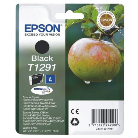 Epson T1291 Original Ink Cartridge C13T12914012 Black