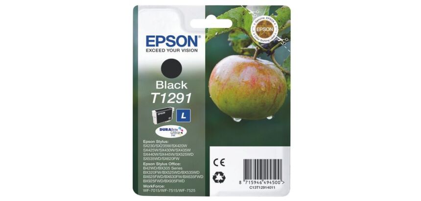 Cartuccia inchiostro Epson originale T1291 nero c13t12914012