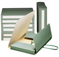 Carpeta archivadora de cartón elástico Extendos con lomo de 7 cm color verde