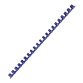 Baguette reliure anneaux plastique PAVO 10 mm couleur - Boîte de 100