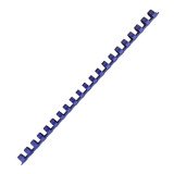 Box mit 100 Plastikbinderücken 10 mm - Blau