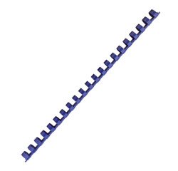 Canutillos de plástico 10 mm Ø azul Caja de 100