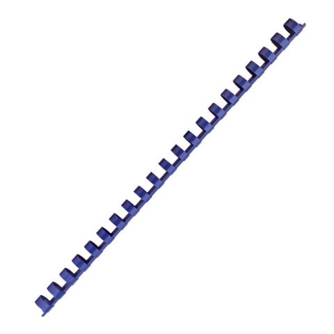 Canutillos de plástico 10 mm Ø color azul Caja de 100