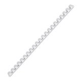 Box of 100 tie rings 10 mm - white