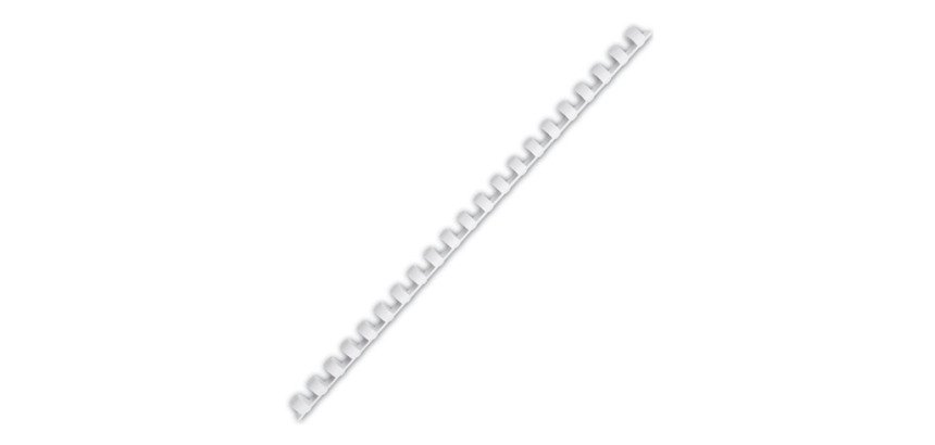 Baguette reliure anneaux plastique PAVO 10 mm couleur - Boîte de 100