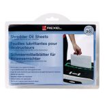 Kit 20 feuilles lubrifiantes Rexel pour destructeurs