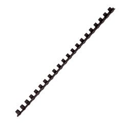 Canutillos de plástico 10 mm Ø negro Caja de 100