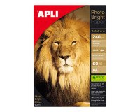Papel Fotográfico Apli Bright Brillante A4 240g Paquete de 60 hojas