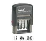 Tampon encreur automatique dateur standard Trodat Printy 4820