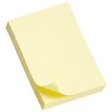 Notes repositionnables jaune classique Post-it 76 x 51 mm - bloc de 100 feuilles