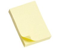 Notes repositionnables jaune classique Post-it 76 x 51 mm - bloc de 100 feuilles
