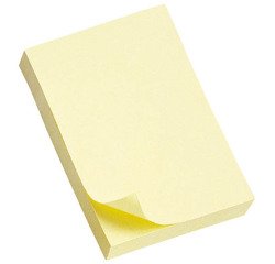 Notes repositionnables jaune classique Post-it 76 x 51 mm - bloc de 100 feuilles